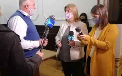Conferencia de prensa inicio de distribución de las canastas alimentarias de Unidos Para Ayudar en Montevideo