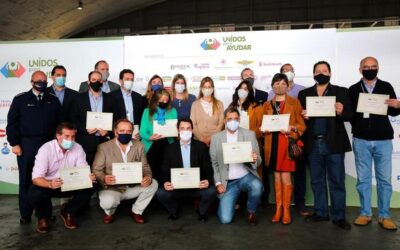 Clausura del armado de canastas de Unidos Para Ayudar