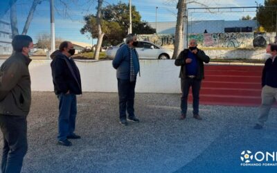 Reunión con representantes de la Liga de Fútbol Infantil Ciudad de Durazno