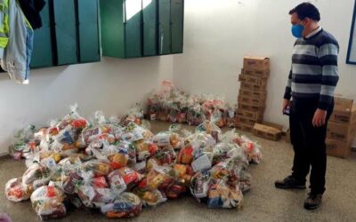 Canastas alimentarias de Unidos Para Ayudar en Lavalleja