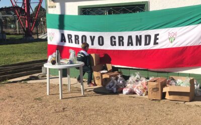 Canastas alimentarias de Unidos Para Ayudar en Flores