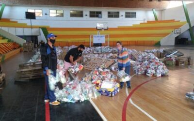 Canastas alimentarias de Unidos Para Ayudar en Maldonado