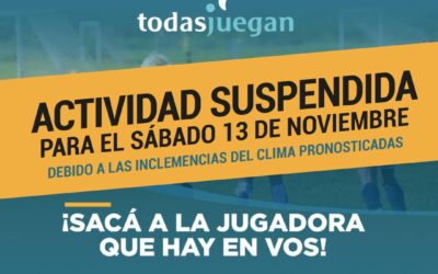 Postergación «Todas juegan» en Paysandú