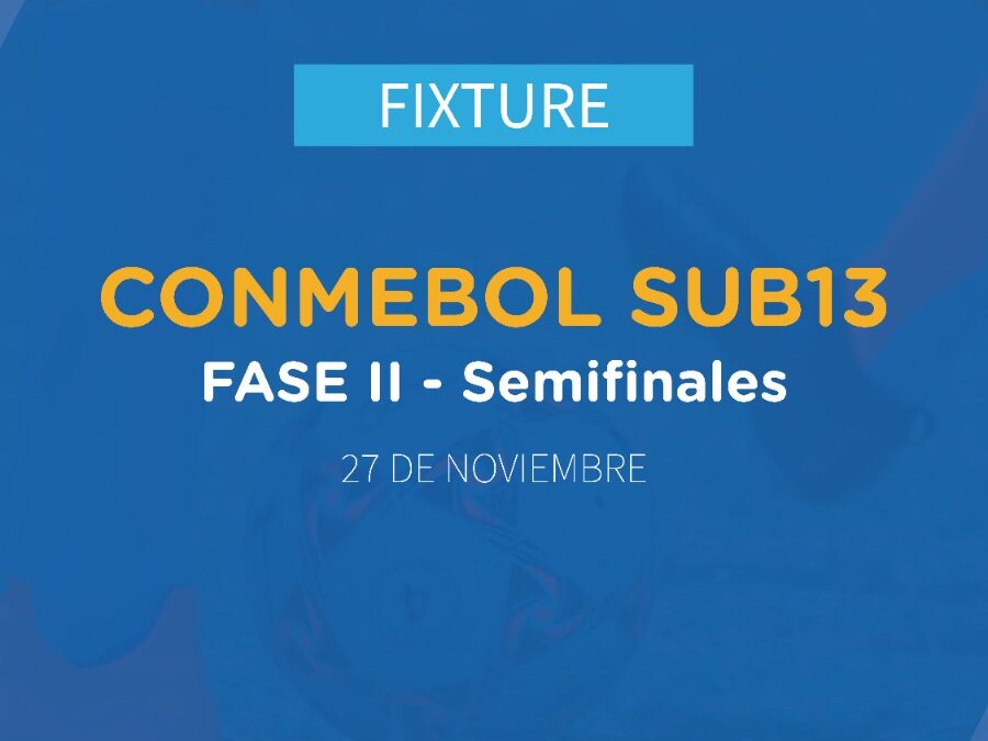 Actividad del Campeonato CONMEBOL SUB 13 (27 de noviembre)