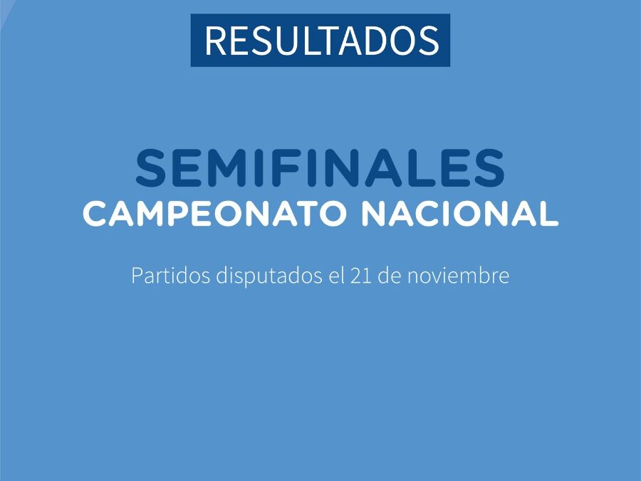 Resultados del Campeonato Nacional (21 de noviembre)