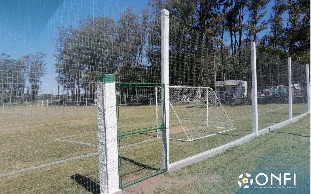 Inauguración del cerramiento perimetral del Club Atlético Chacarita de Baby Fútbol