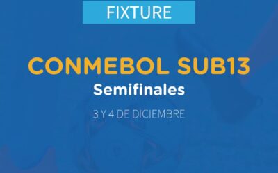 Actividad del Campeonato CONMEBOL SUB 13 (3 y 4 de diciembre) 📅