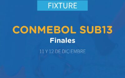 Finales del Campeonato CONMEBOL SUB 13 (11 y 12 de diciembre)📅