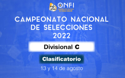 Clasificatorio Camp. Nac. de Selecciones 2022 – 13 y 14 de Agosto