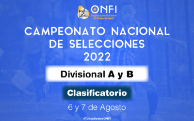 Clasificatorio Camp. Nac. de Selecciones 2022 – 07 y 08 de Agosto