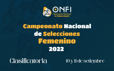 Campeonato Nacional de Selecciones Femenino 2022 – Fase Clasificatoria
