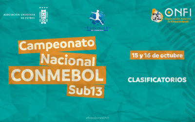 Fase Clasificatoria Camp. Nac. CONMEBOL Sub 13 – 15 y 16 de octubre