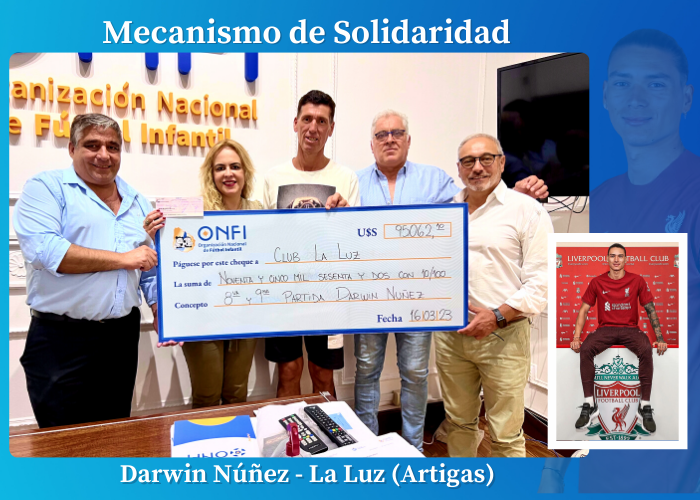 Mecanismo de Solidaridad del jugador Darwin Núñez