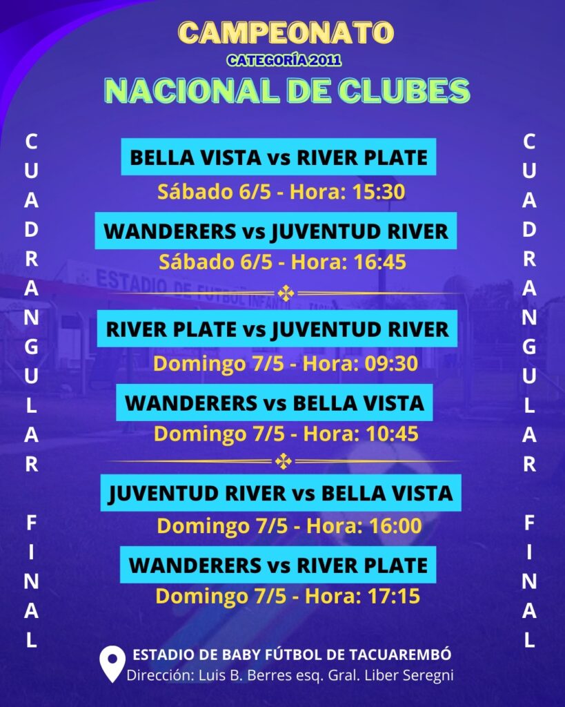 El fixture completo del Campeonato Uruguayo 2023