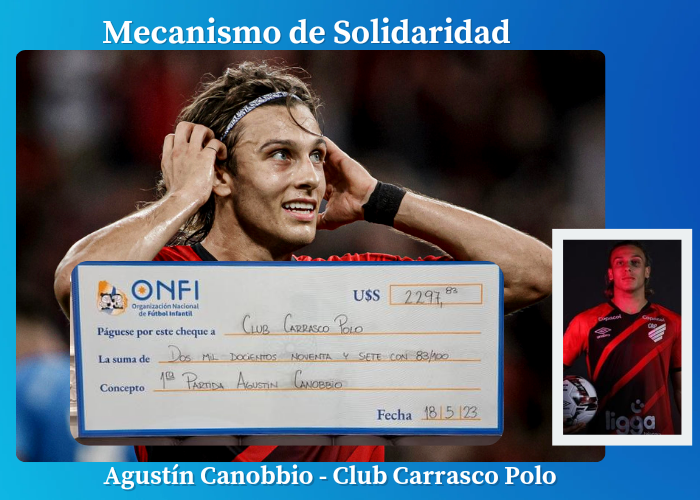 Mecanismo de Solidaridad del jugador Agustín Canobbio