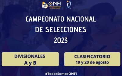 Clasificatorio Camp. Nac. de Selecciones 2023 – 19 y 20 de Agosto