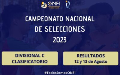 Resultados Camp. Nac. de Selecciones 2023 – 12 y 13 de Agosto