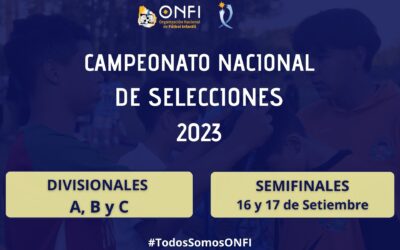 Semifinales Camp. Nac. de Selecciones 2023 – 16 y 17 de Setiembre