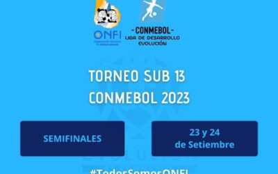 Semifinales Torneo Nacional CONMEBOL Sub 13 2023
