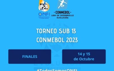 Finales del Torneo Nac. de CONMEBOL SUB 13 2023 🏆