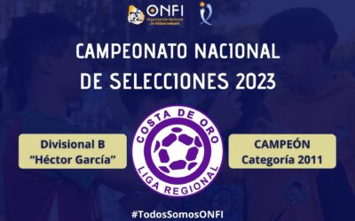 Campeonato Nac. de Selecciones 2023 – Cat. 2011 (Div. B) 🥇