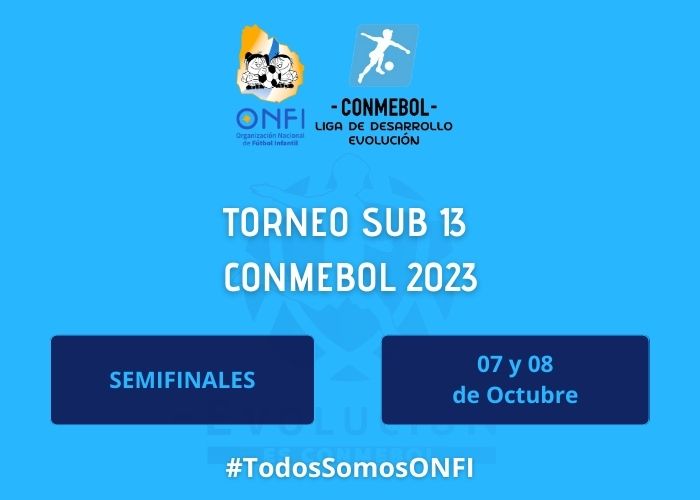Semifinales Torneo Nacional CONMEBOL Sub 13 2023