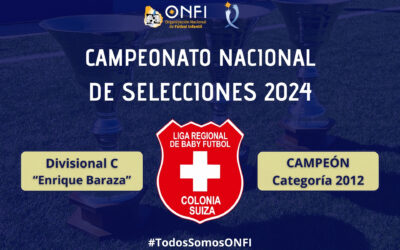 Campeonato Nac. de Selecciones 2024 – Cat. 2012 (Div. C) 🥇