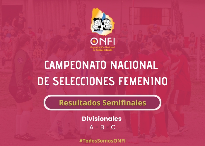 Resultados Semifinales Femenino – Camp. Nac. de Selecciones 2024