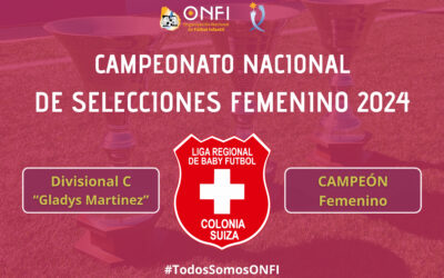 Campeonato Nac. de Selecciones 2024 – Femenino (Div. C) 🥇