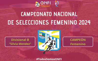 Campeonato Nac. de Selecciones 2024 – Femenino (Div. B) 🥇