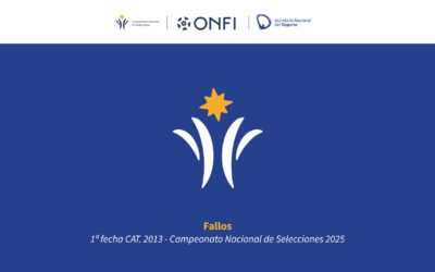 Fallos 1.ª fecha CAT. 2013 – Campeonato Nacional de Selecciones 2025