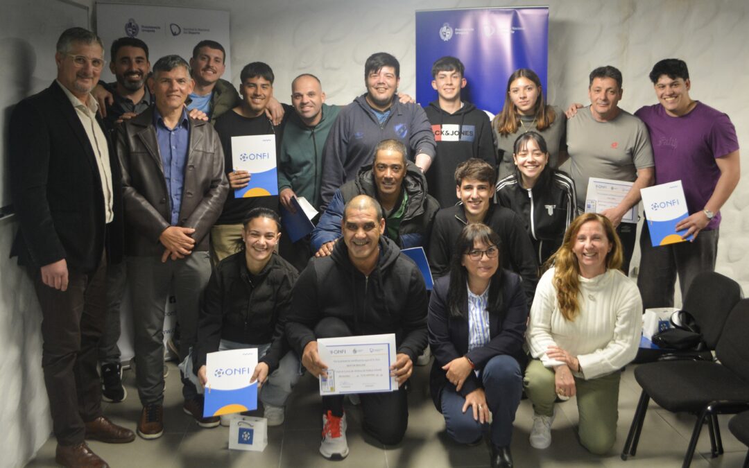 ONFI entregó certificados del Curso de Árbitros y Árbitras 2025
