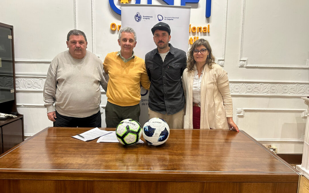 ONFI firma convenio con Capo Cannoniere para utilizar sus pelotas en los campeonatos oficiales de fútbol infantil
