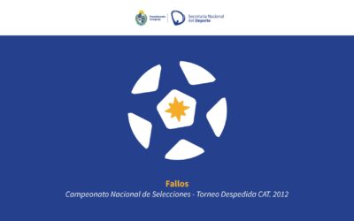 Fallos CAT. 2012 – Campeonato Nacional Despedida 2025