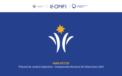 Fallo Nº 017/25 Campeonato Nacional de Selecciones