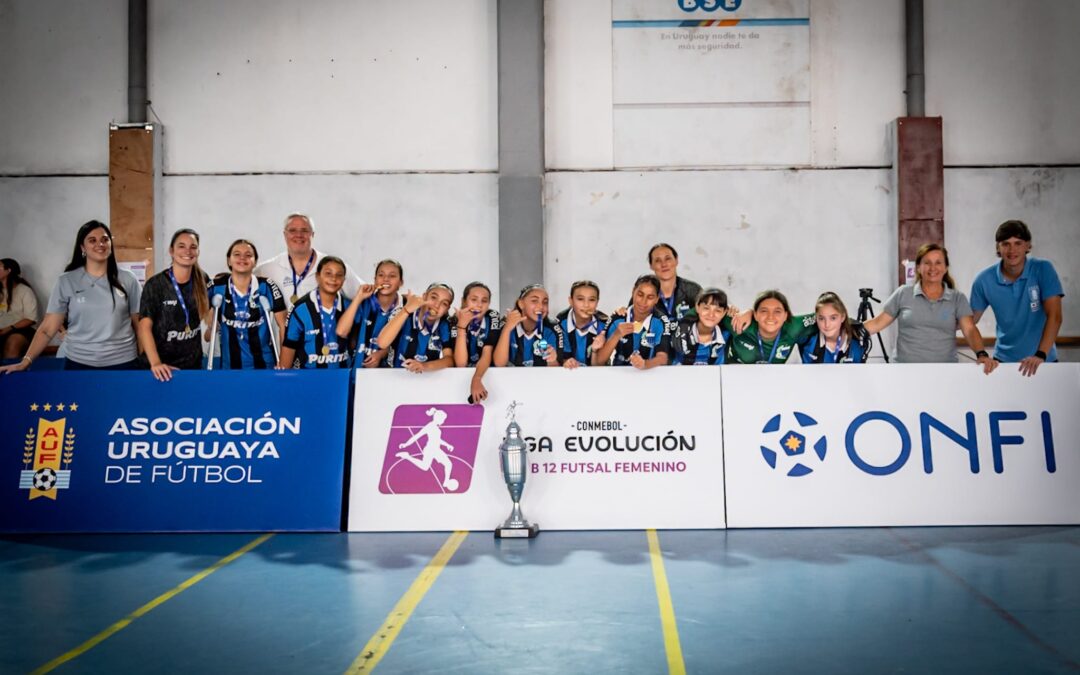 Liverpool Fútbol Club campeon del CONMEBOL Liga Evolución Sub 12 Futsal Femenina