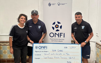 Club Atlético Cerro recibió aporte del Mecanismo de Solidaridad por el jugador Nicolás Acevedo